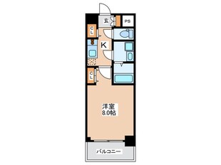 サムティナンバ南の物件間取画像